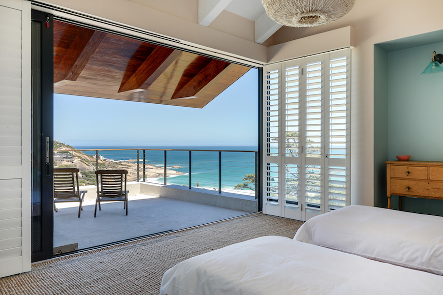 Luxury Beach House Bedroom With Sea Views