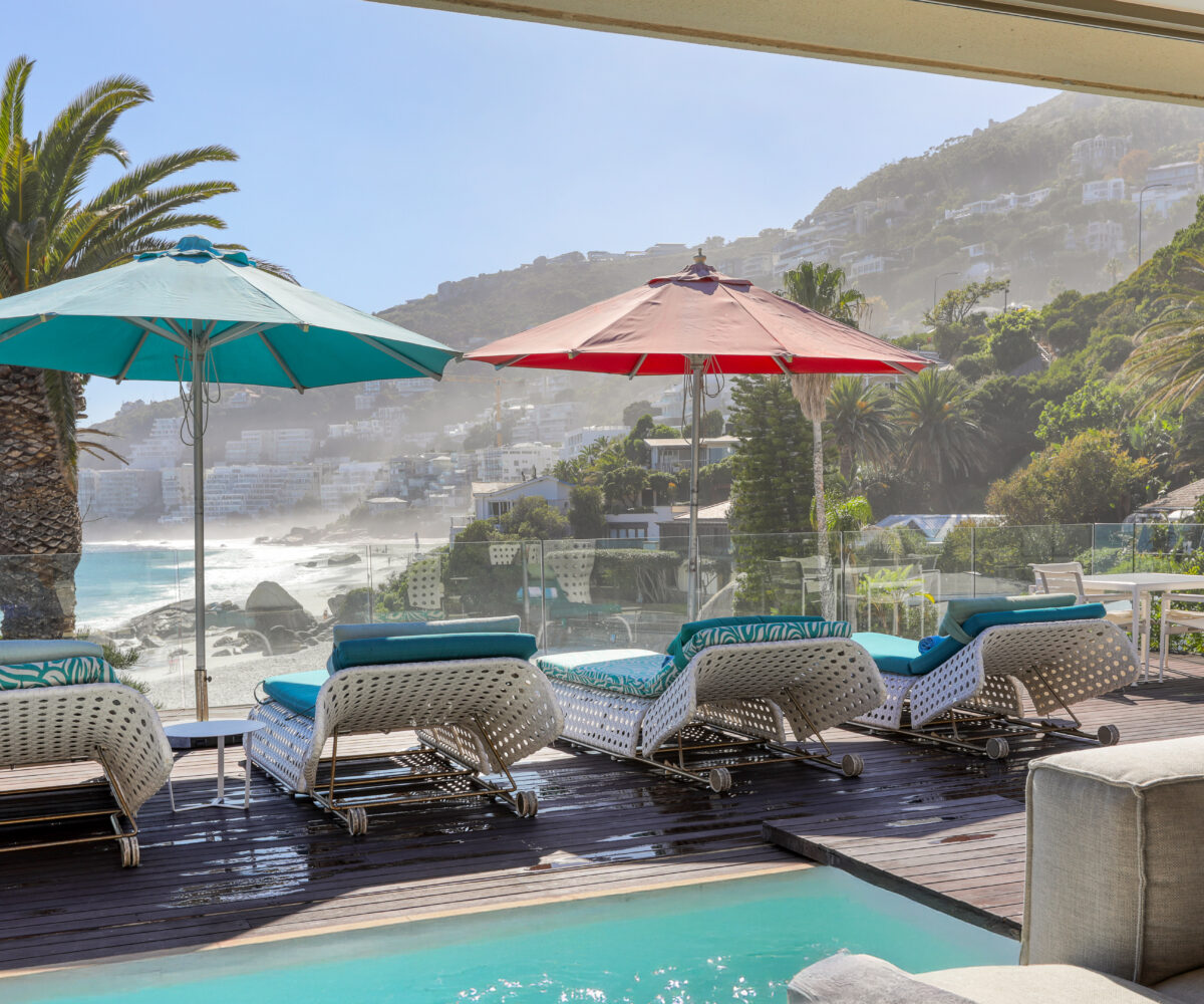 Beachfront villa