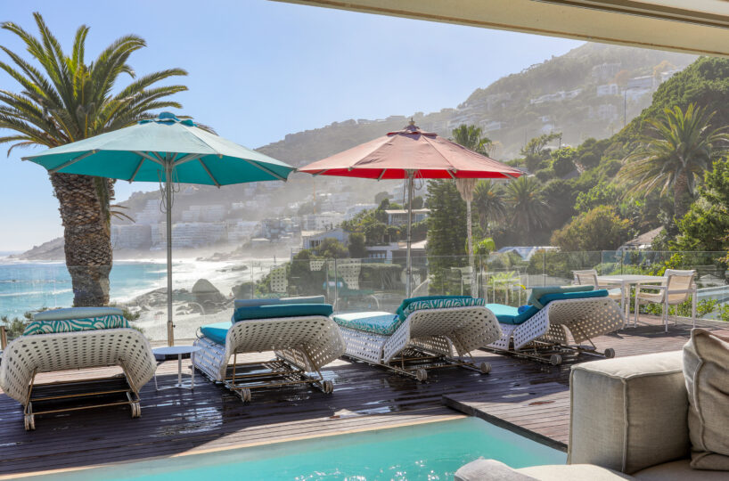 Beachfront villa